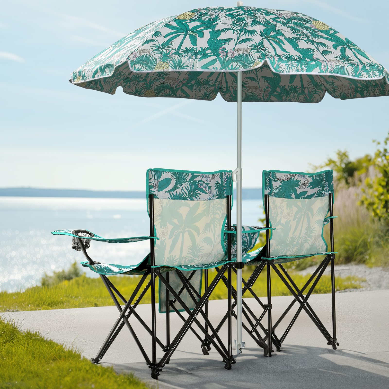 Outvita coconut tree pattern design adds stylish outdoor flair