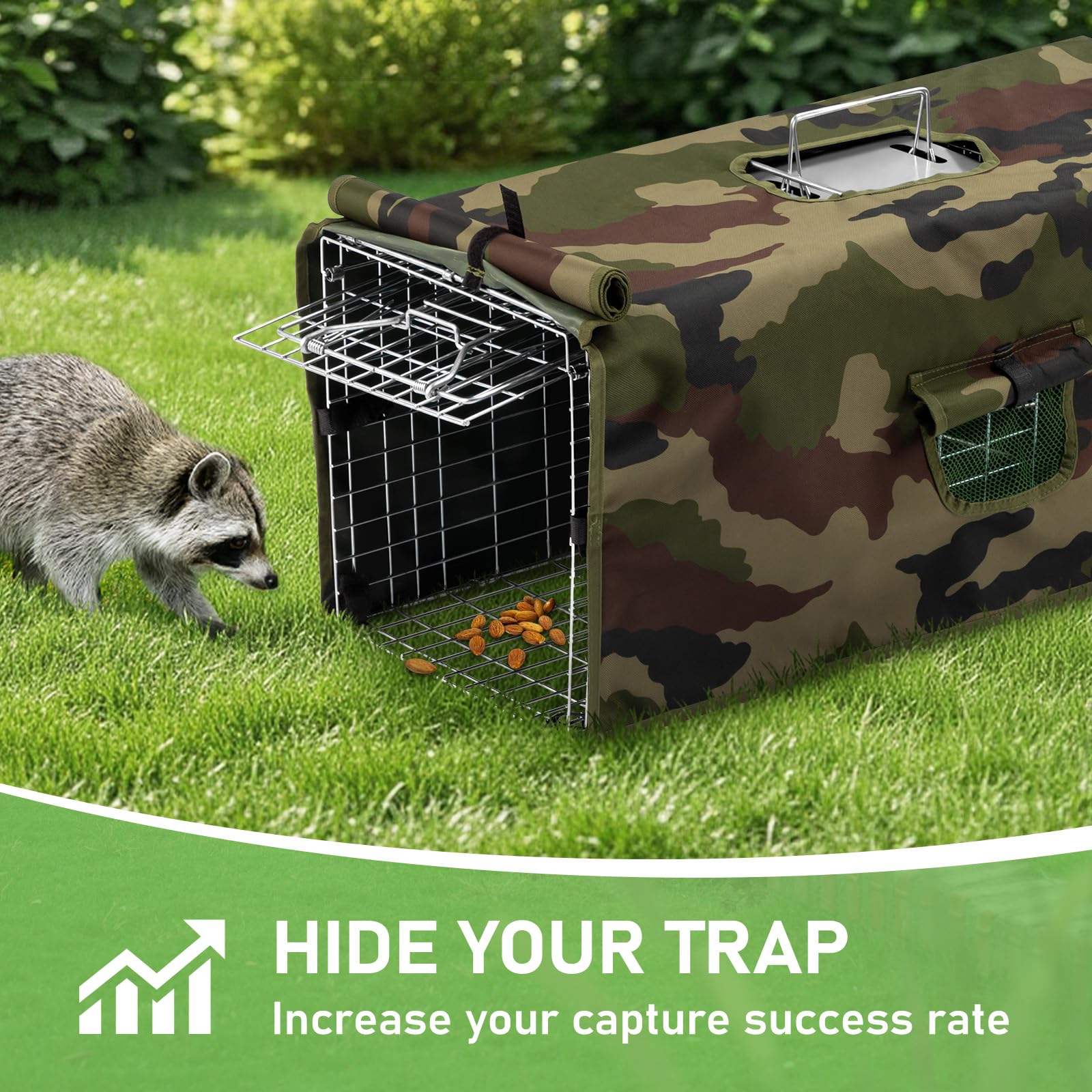 Outvita windproof corner clasps keep the cover secure