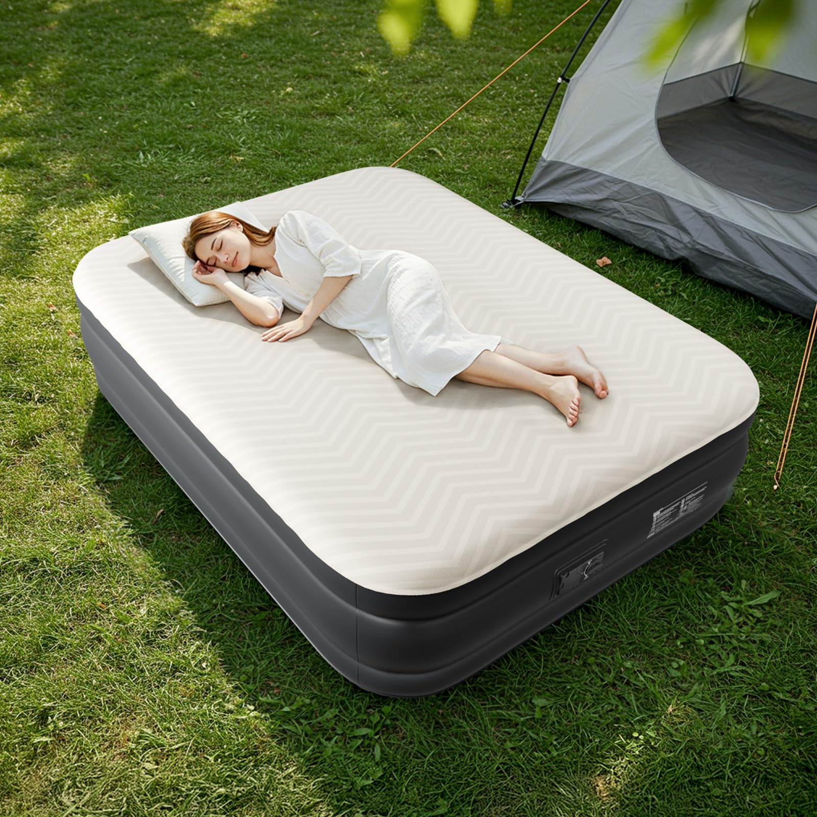 Outvita 80x60x18 mattress fits standard queen spaces