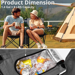 Outvita chair sturdy frame ensures stability on sand, grass, and pavement.