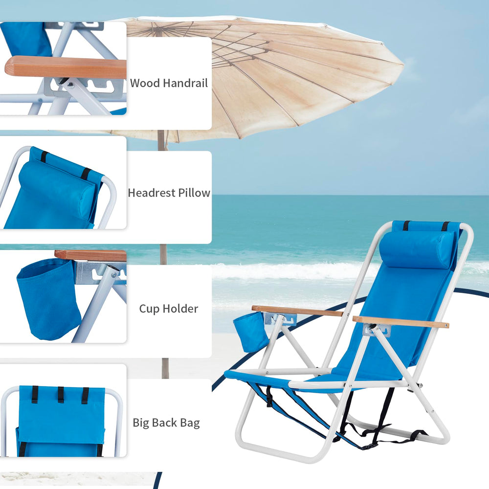 Outvita portable chair ideal for travel, camping, and festivals