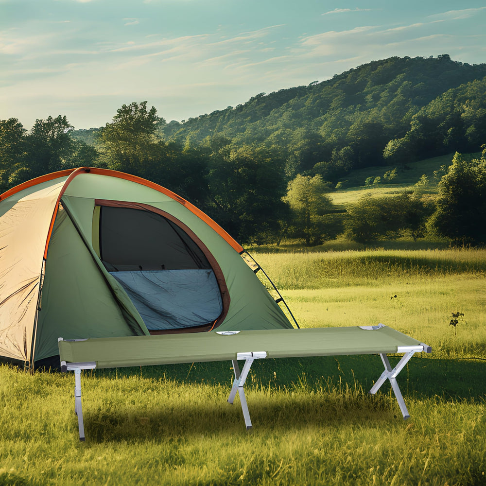 Outvita multi-use outdoor bed suits camping, hiking, office naps and guest rooms