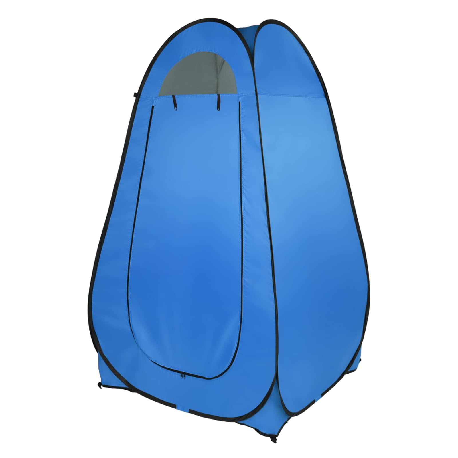 Outvita outdoor privacy shower tent at beach scene for quick changing and shade.