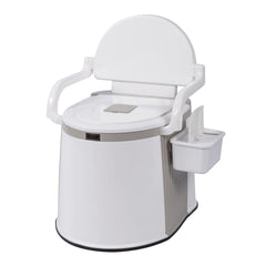 Outvita portable toilet with easy assembly for camping trips.