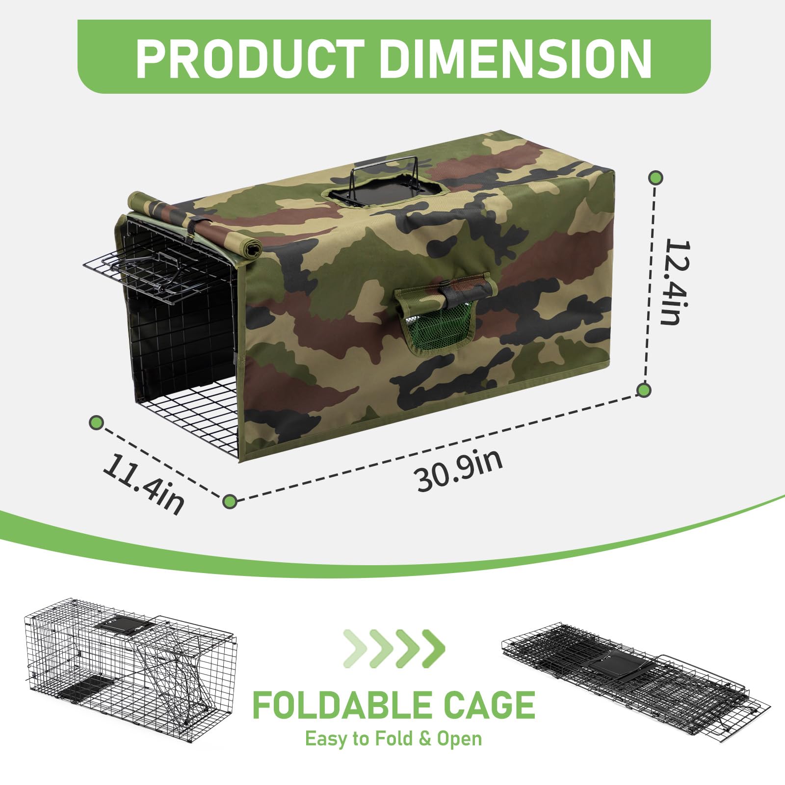 Outvita folding design allows compact storage when not in use
