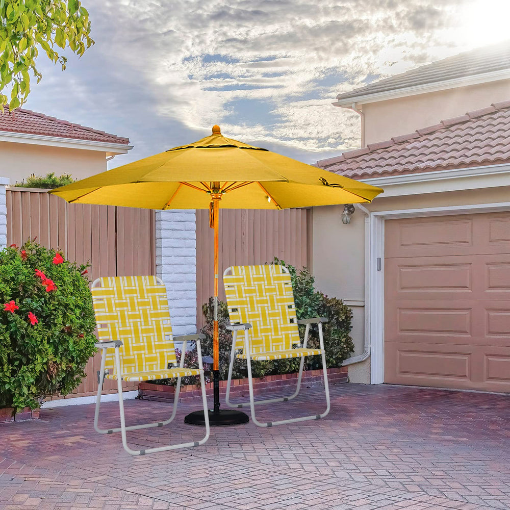 Outvita webbed lawn chairs foldable for easy transport.