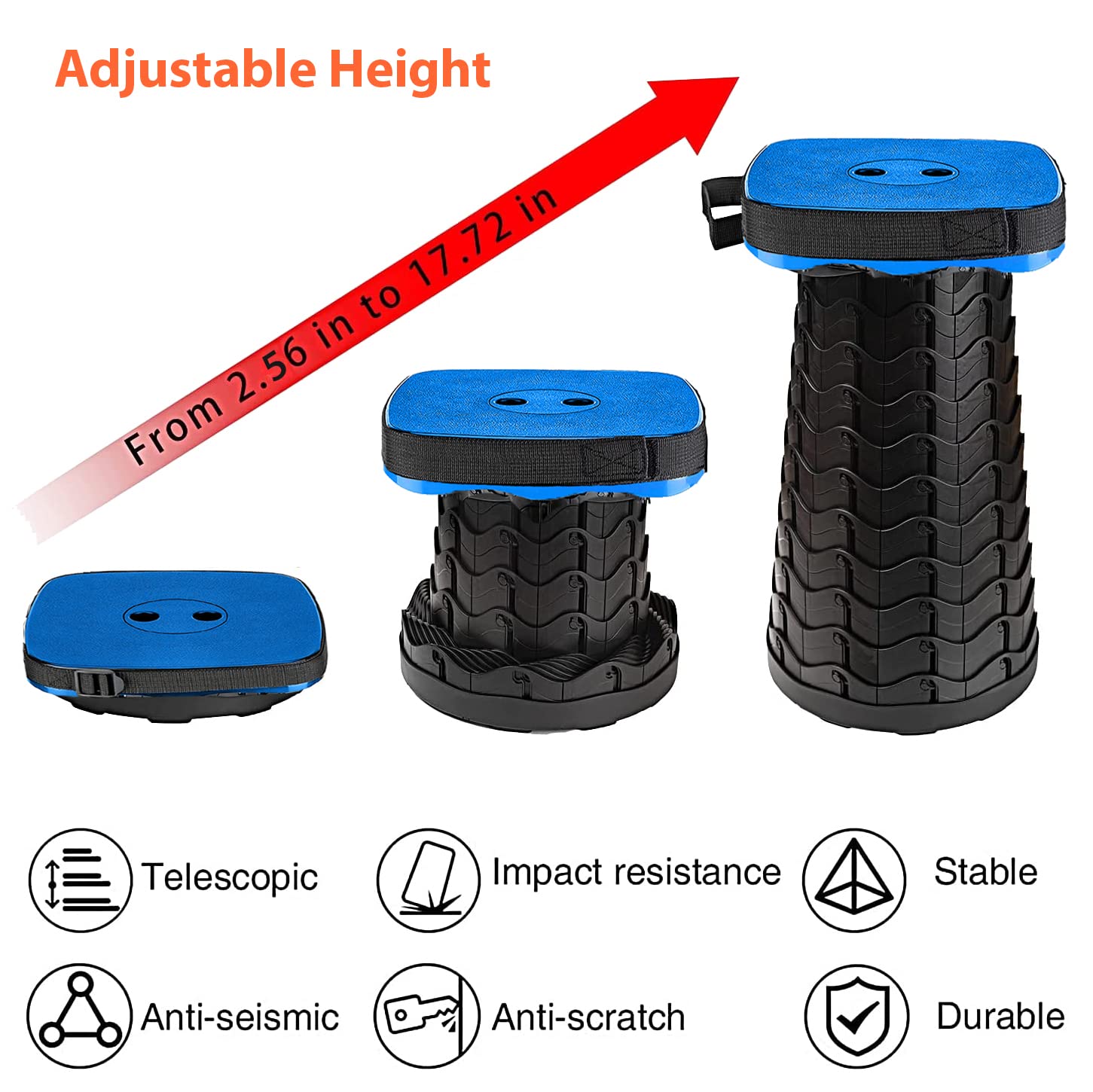 Outward Gear ABS material stool showcasing durability for outdoor use