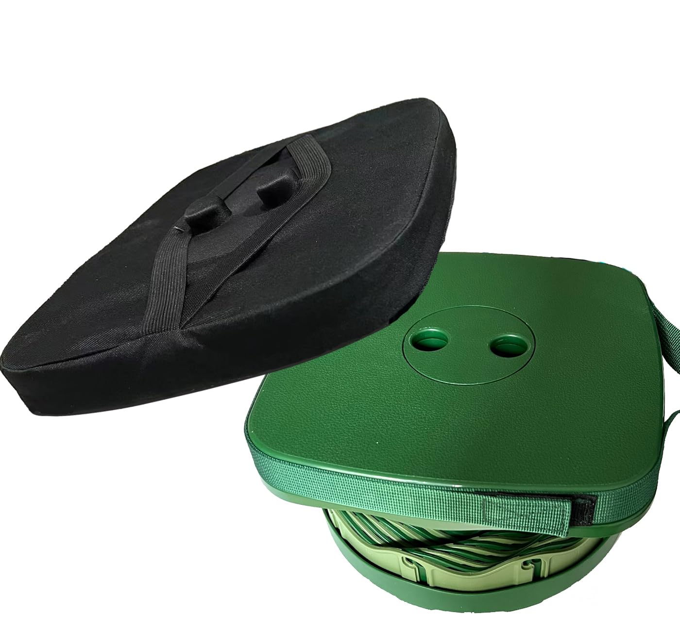 Outward Gear reinforced clasps shown for secure folding and quick setup.