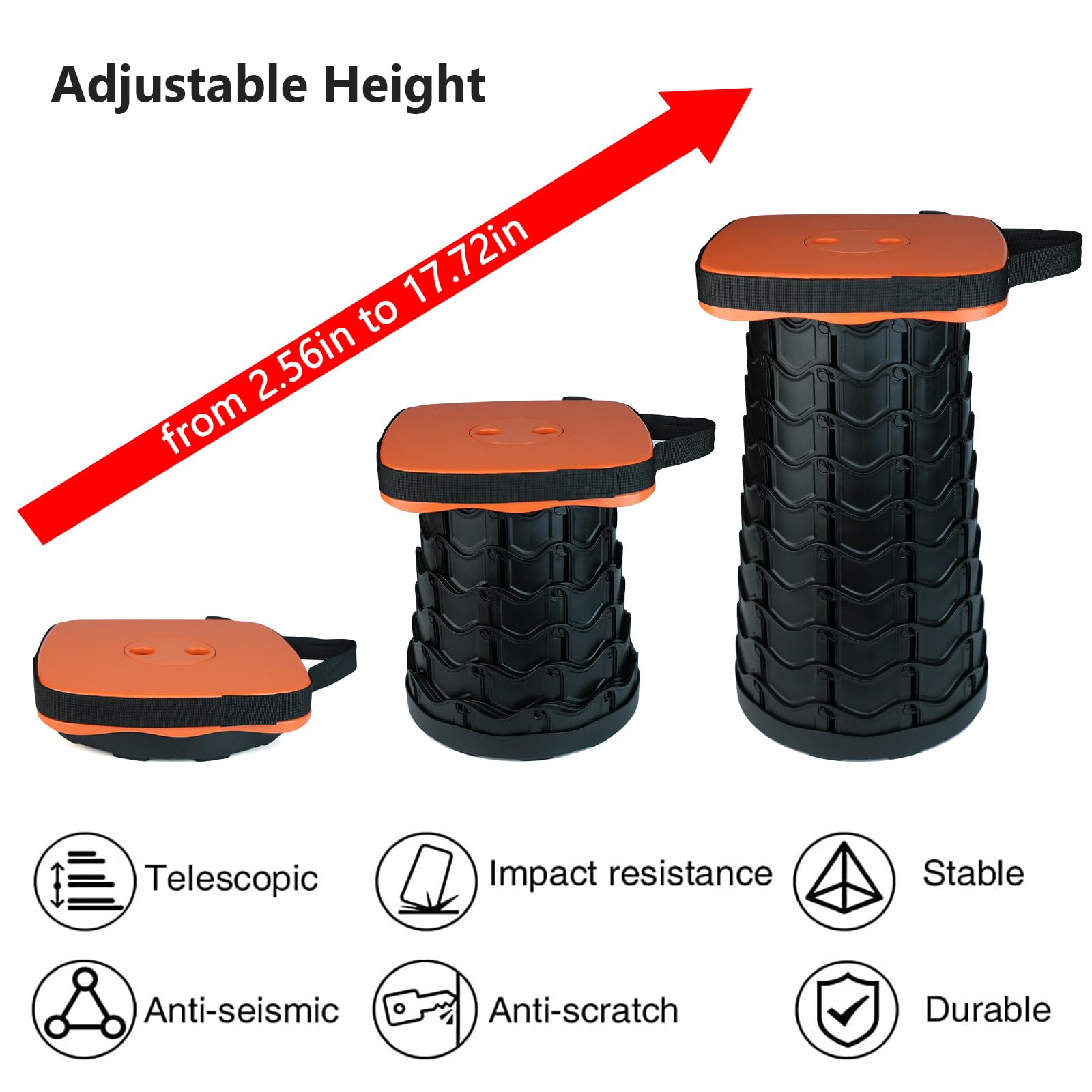 Outward Gear large-sitting-surface provides comfortable seating with up to 550 lbs capacity