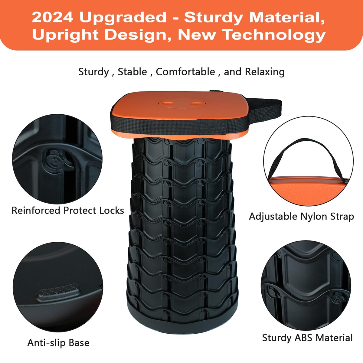 Outward Gear one-piece-structure stool ensures even load distribution for reliable use