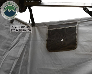 Overland Vehicle Systems HD Nomadic Car Side Shower Room marine-grade hardware ensures corrosion resistance.