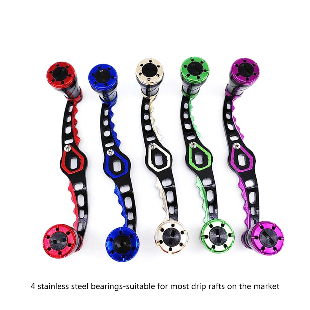 OVERTOYOU color options reel handle suits your gear with bold red variation.