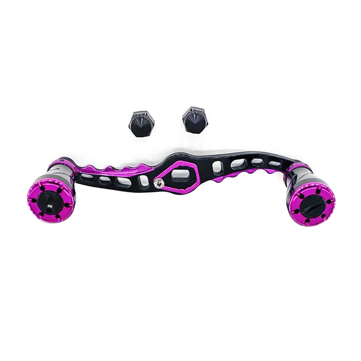 OVERTOYOU fishing reel handle in purple with aluminum alloy for durability and control