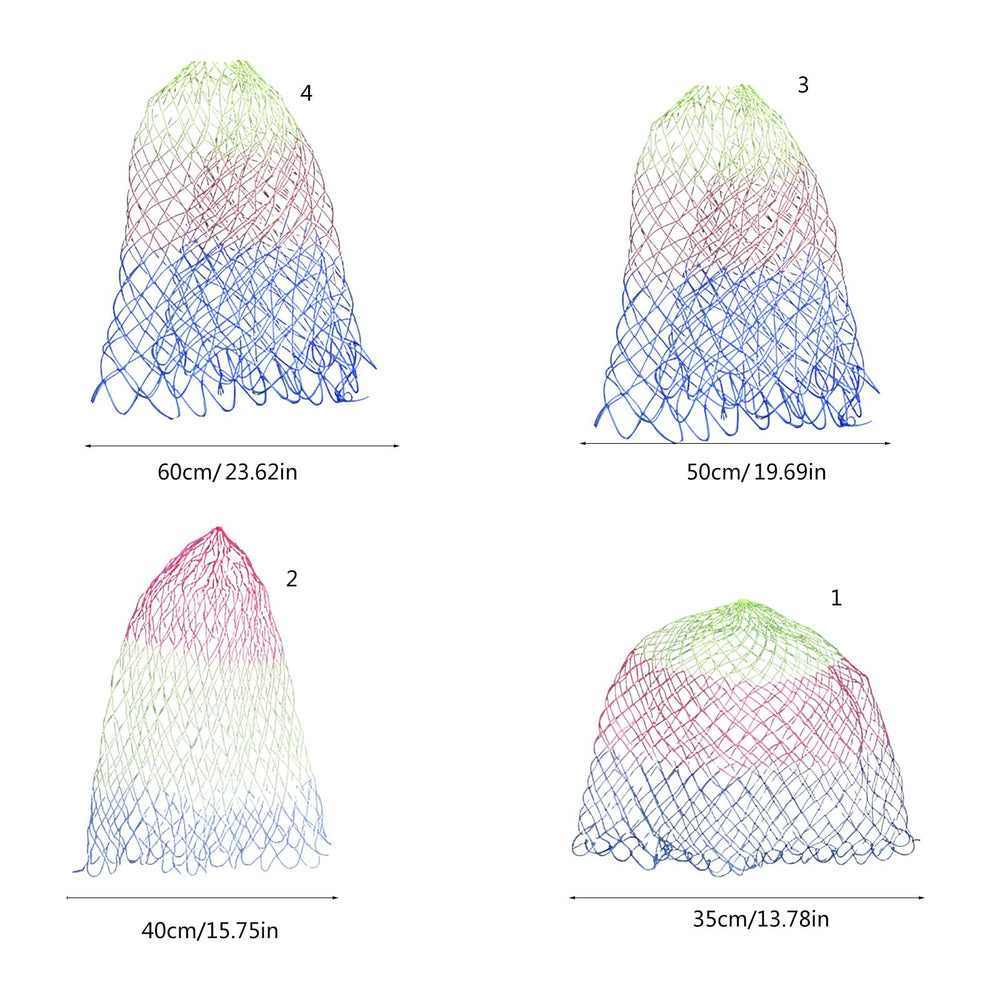 OVERTOYOU folding-design net stores neatly when not in use