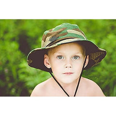 OVOY camouflage back view highlighting packable, travel-friendly design.