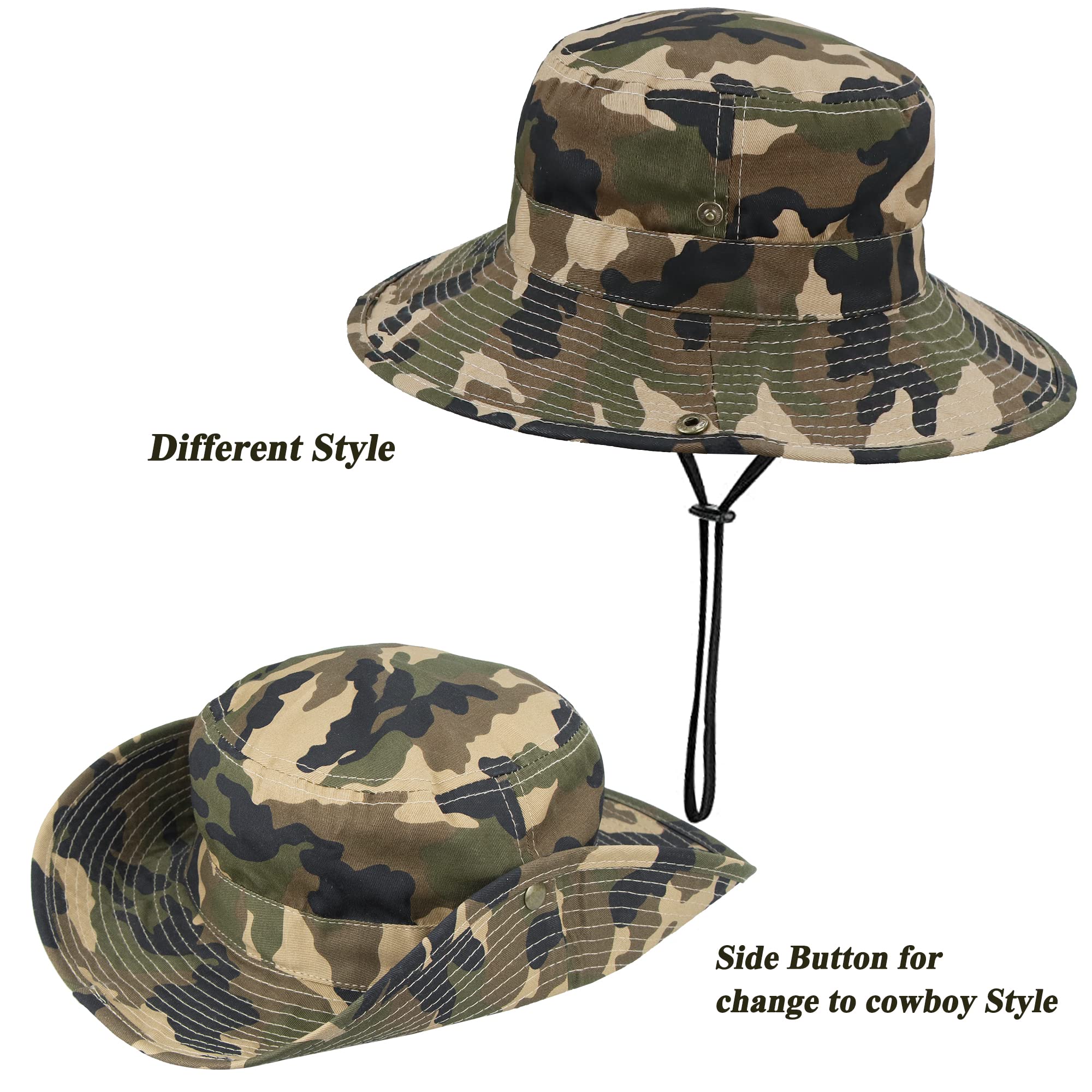 OVOY camouflage fabric close-up showing durable print and sun-shielding material.