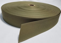 Owen Sewn 1 yard 2-inch Mil-Spec nylon webbing in coyote for durable gear repairs.