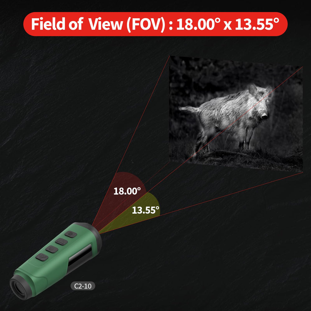 OWLNV C2 thermal monocular IP67 build withstands rain, dust, and rugged environments