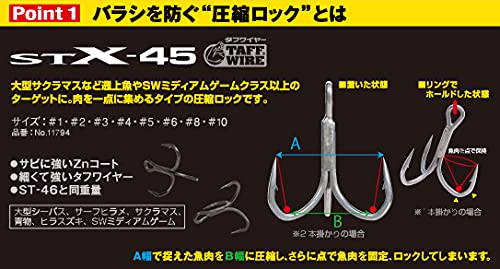 Owner 11794 STX-45ZN compression-lock for improved bite response