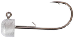 Owner Block Head Jig Head with welded wire keeper for secure soft plastics during finesse fishing.