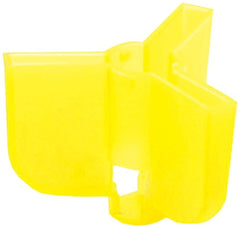 Owner 5112-140 yellow safety caps pack shot showing easy grip for quick changes
