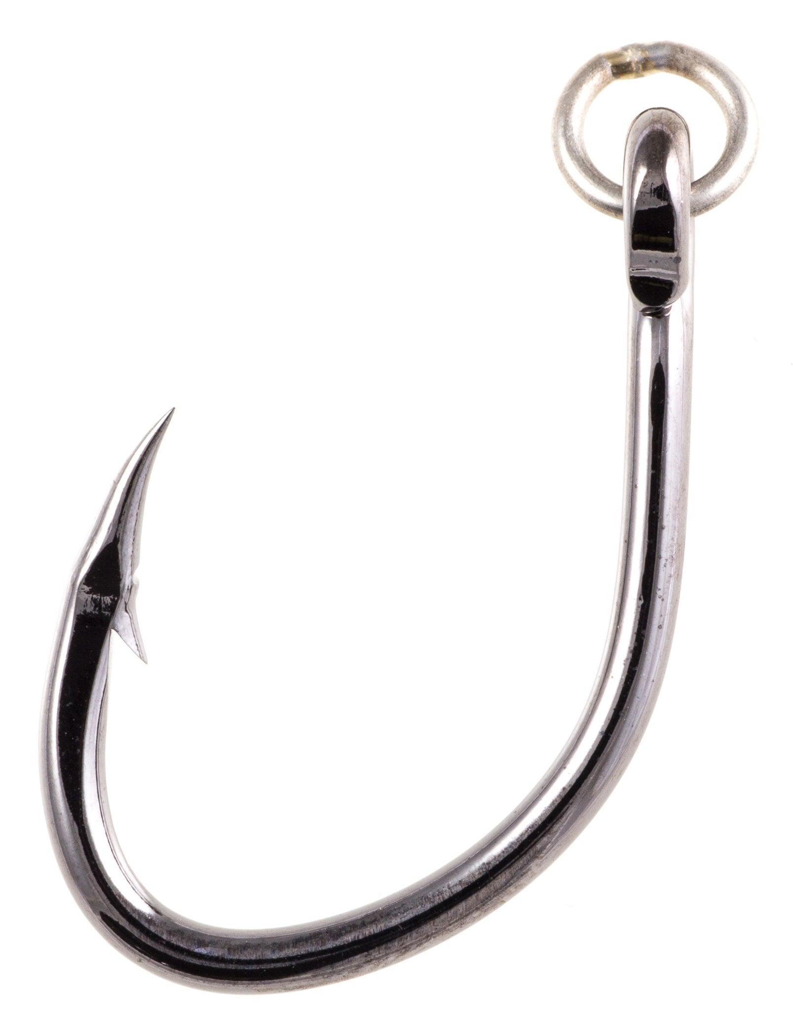 Owner 5129R-121 ringed offshore bait hook with eye ring for live bait action