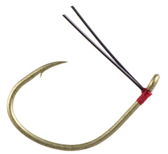 Owner 5172-126 bass hook in camo green, ideal for drop-shotting natural baits