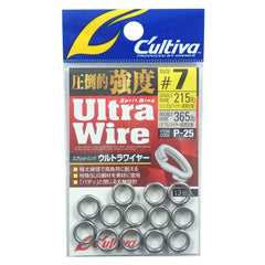 Owner 72825 Split Ring P-25 Ultra Wire #7 215lb/365lb - image 1