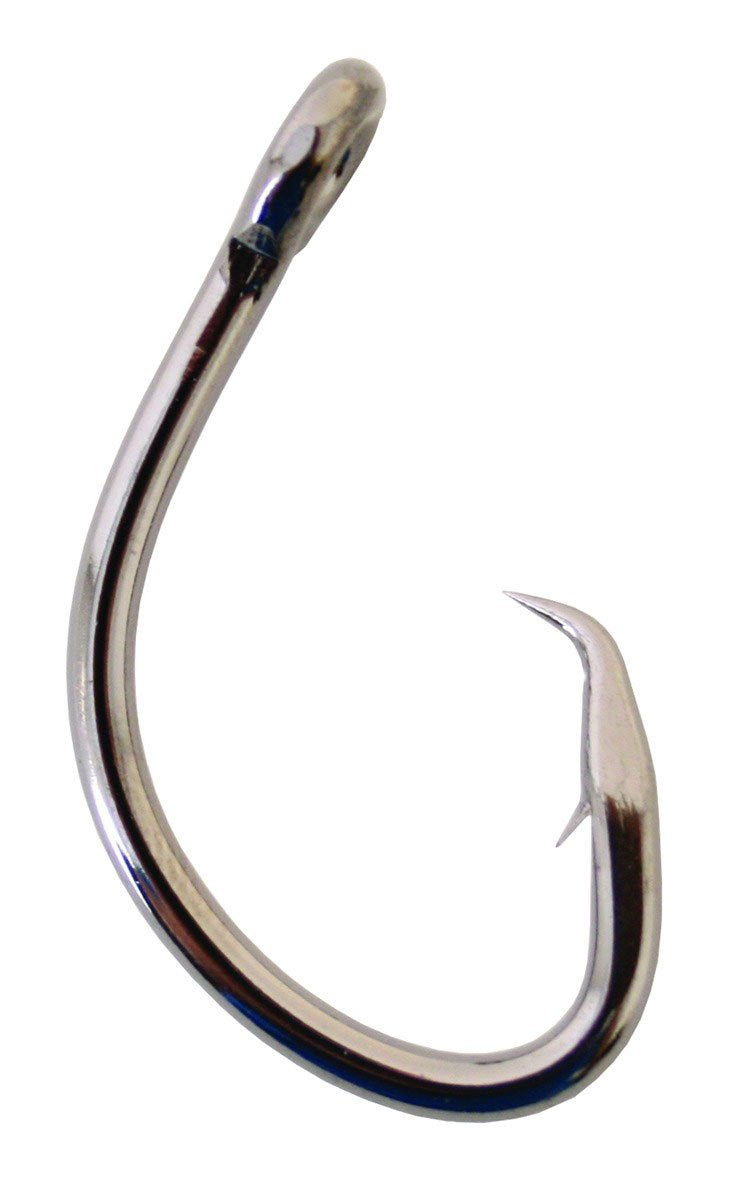 Owner American 5127-161 Super Mutu Circle Hook, forged for large live baits and bigger catches.