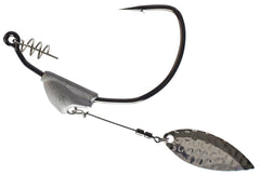 Owner Beast Flashy Swimmer blade rig adds flash to attract fish.