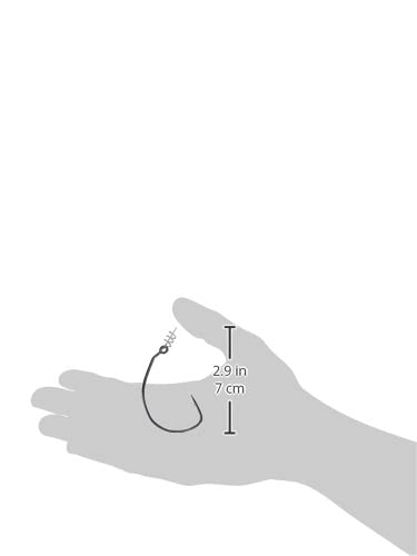 Owner American Beast Soft Bait Hook 6/0 in action on lighter baits.