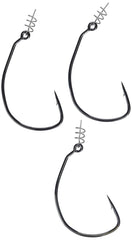 Owner American Beast Soft Bait Hook 6/0 unweighted design for lighter baits.