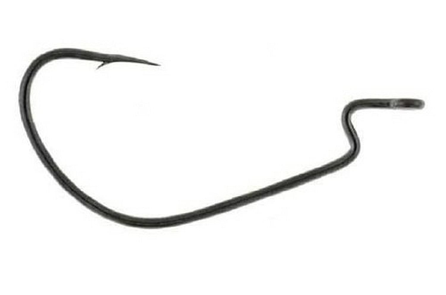 Owner American J Hook 6-pack with extra wide bend for secure lizard rigging