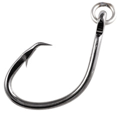 Owner American Super Mutu Circle Ringed Hook eye-pivot improves natural bait motion