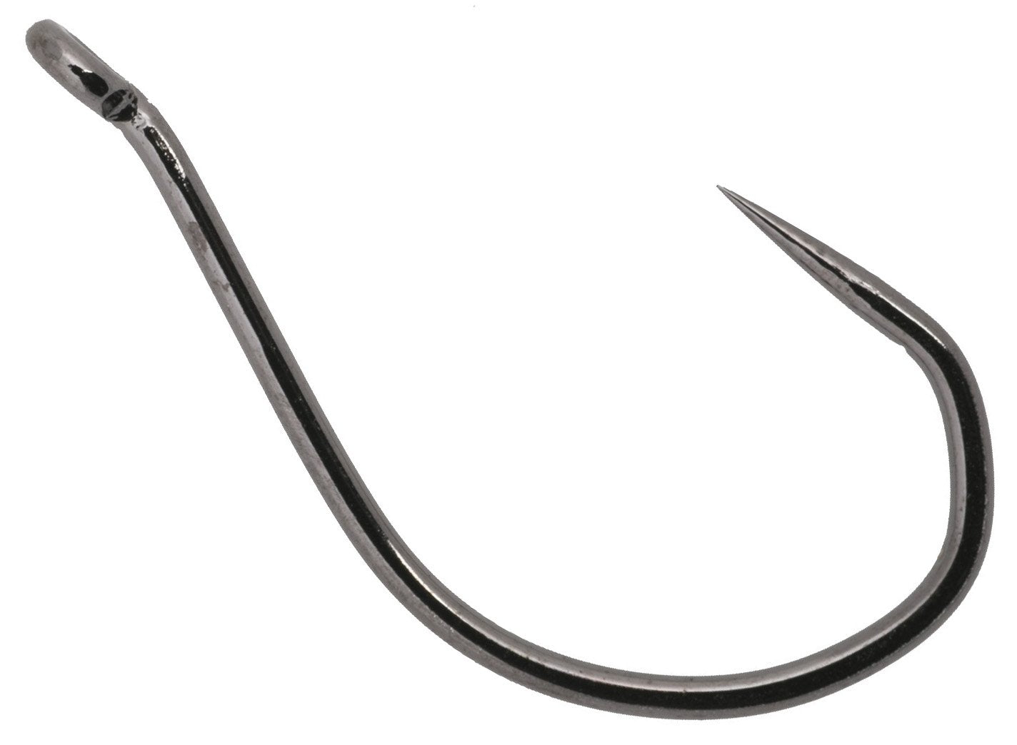 Owner Barbless No Escape Black Chrome Pro Pack hook with deep-V bend for secure hooking