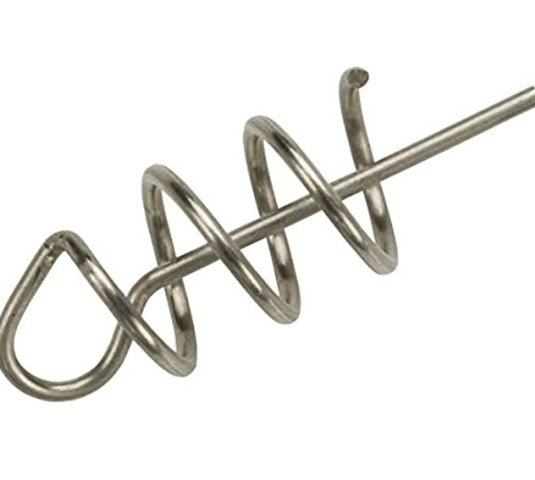 Owner CPS Pro Pack centering pin springs ready for secure bait rigging on soft plastics
