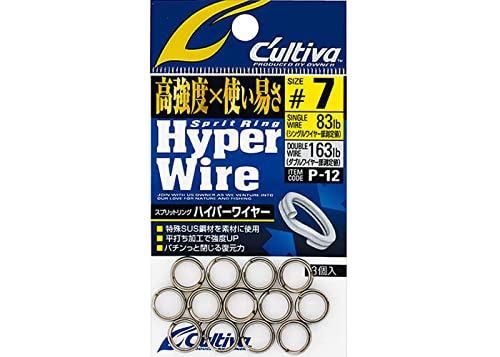 Owner Cartiva P-12 hyper wire split ring close-up showing snap-closure