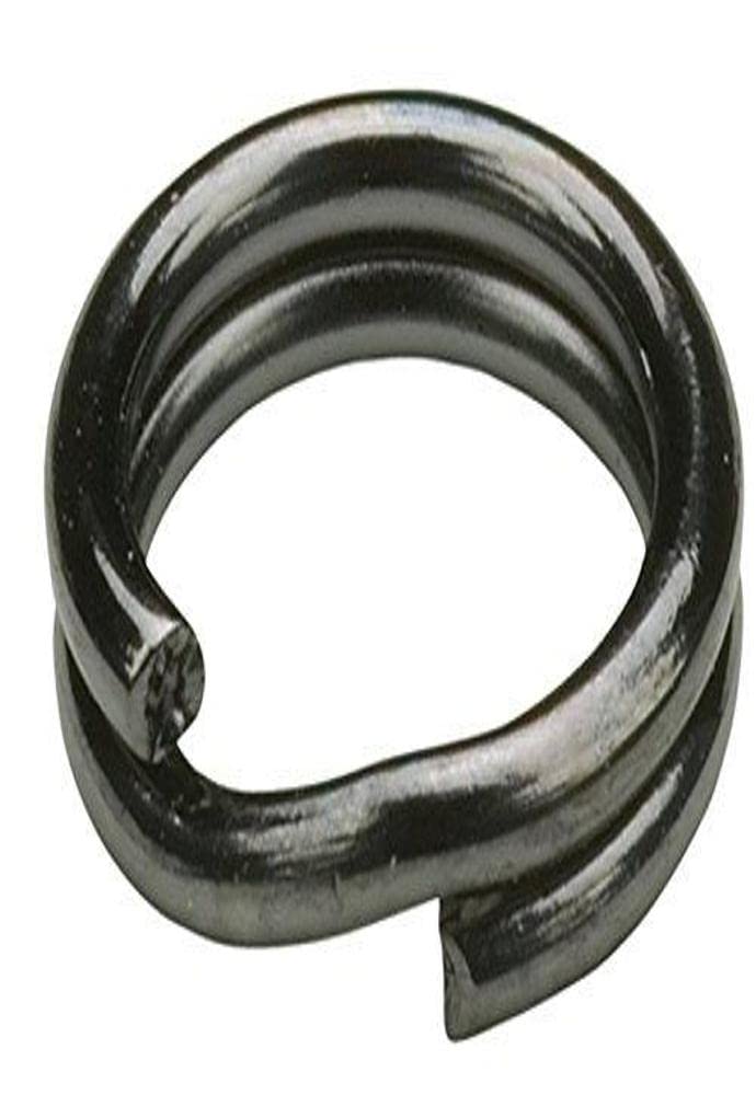 Owner Hyper Wire Split Ring size 2 in stainless steel for secure lure connections.