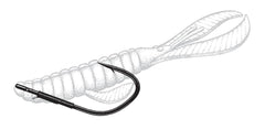 Owner Jungle Flipping HD hook in action showing secure bait keeper during tough battles.