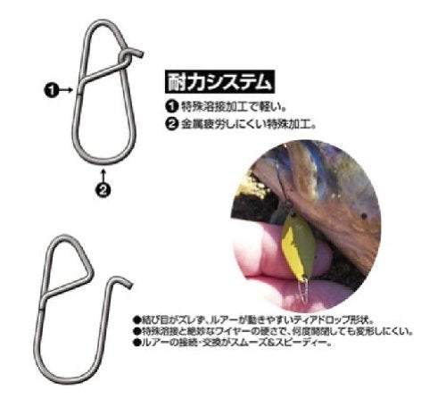 Owner P-20-00 Strength Snap enables fast lure changes and secure seating