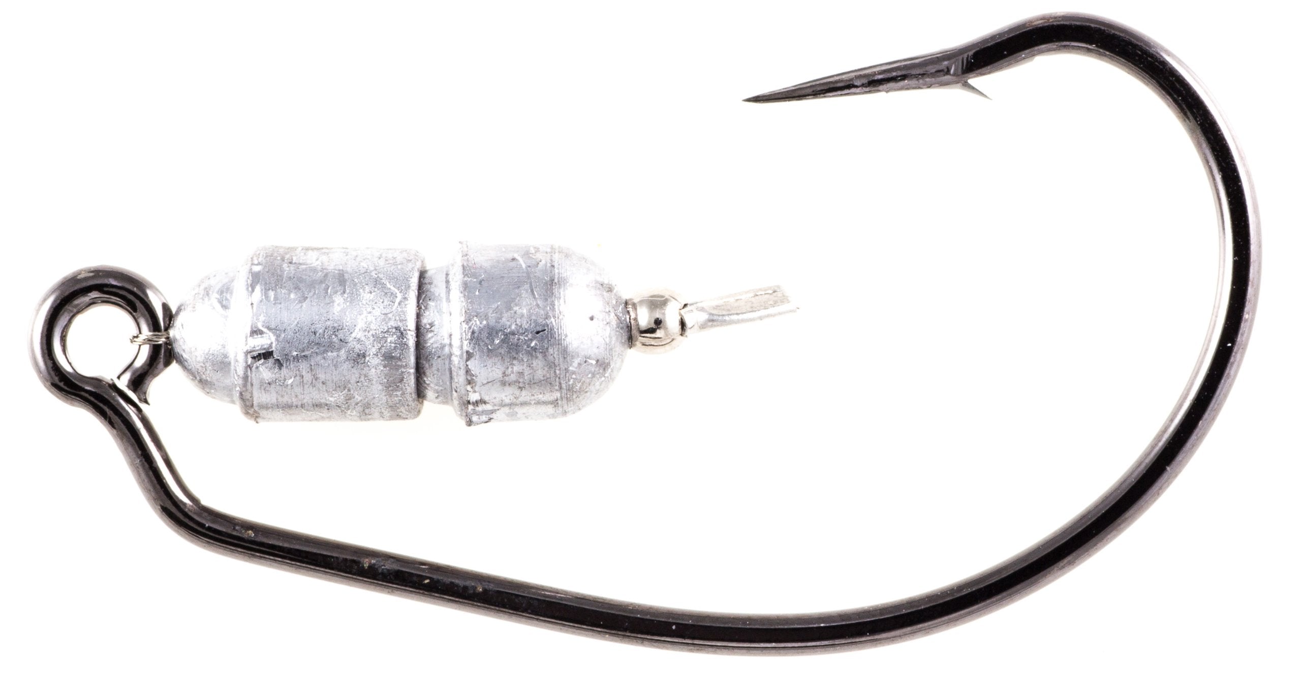 Owner Phantom Tube Hook 3/0 with inside-weight design for weedless rigging