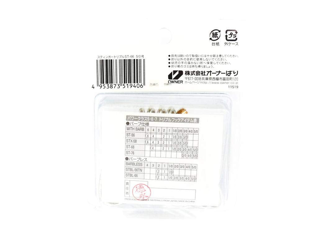 Owner ST-66 saltwater-ready packaging and usage for big fish encounters