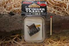 Owner Stinger-41 treble hooks black chrome finish for corrosion resistance