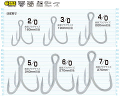 Owner STX-68 hook close-up in silver highlights sharpness and construction.