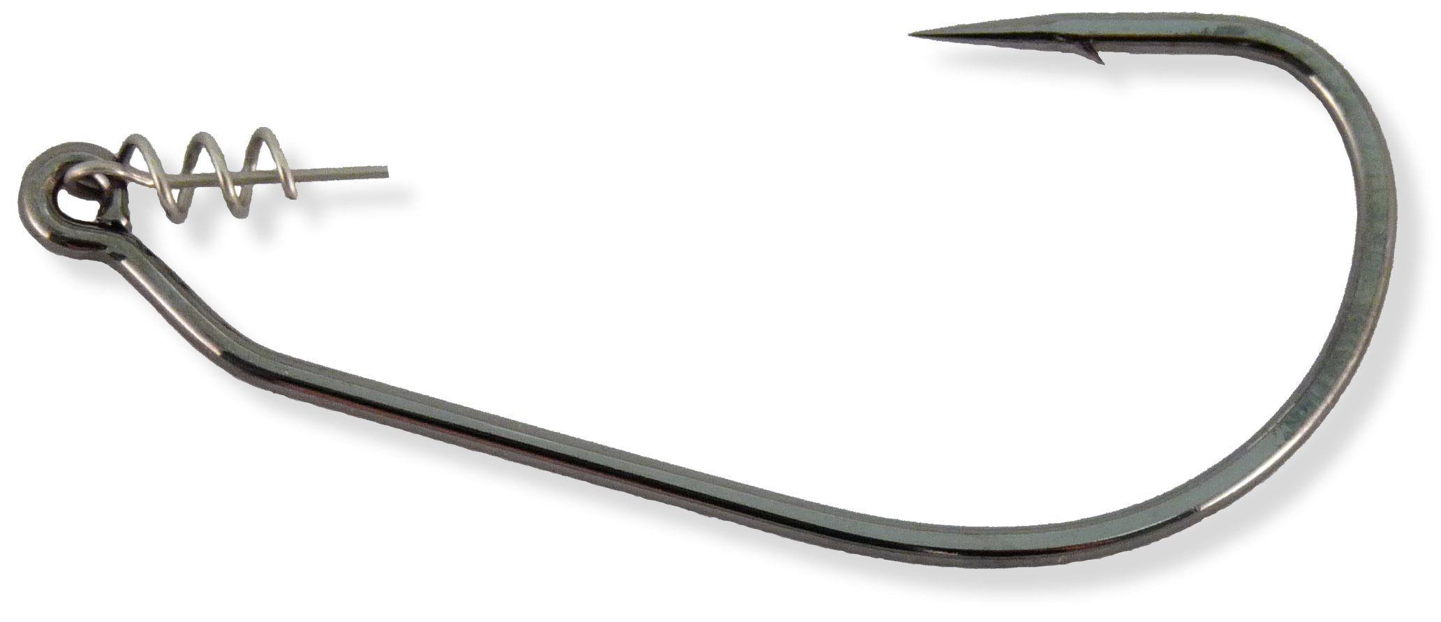 Owner TwistLock Bass Hook 3/0 with TwistLOCK pin ensures secure weedless rigging for soft plastics