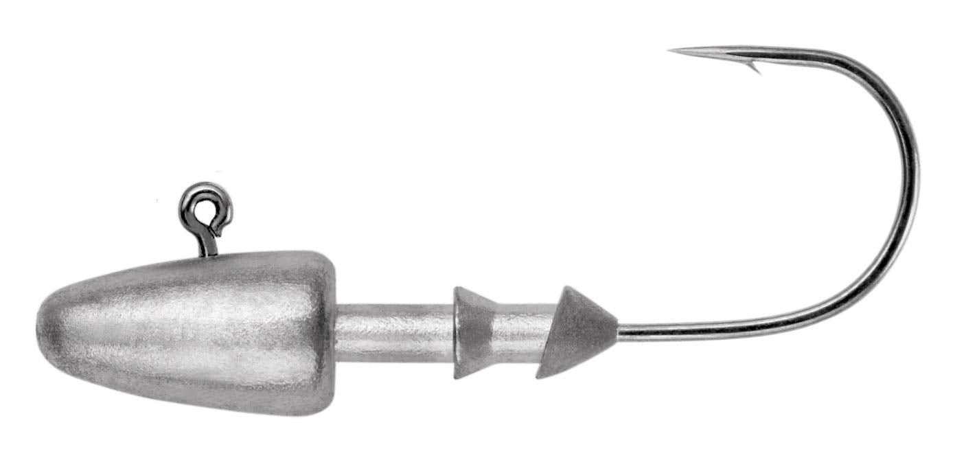 Owner Ultrahead Darter Jighead with 3/8 oz weight and 2/0 hook, ideal for tubes and soft plastics
