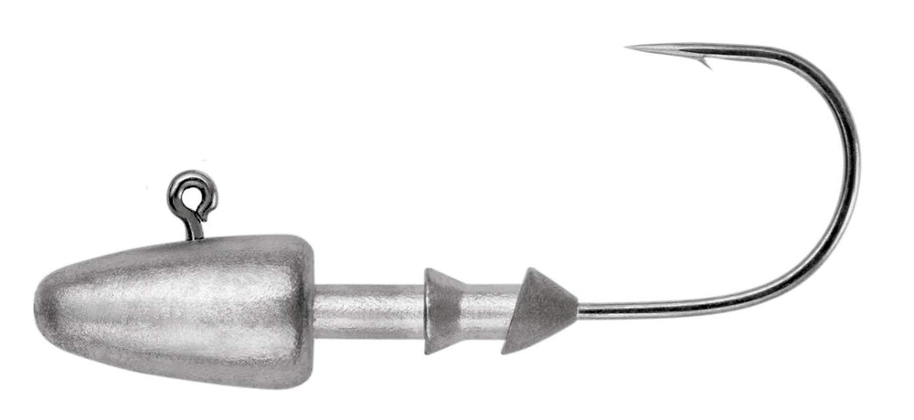Owner Ultrahead Darter Jighead with 3/8 oz weight and 2/0 hook, ideal for tubes and soft plastics