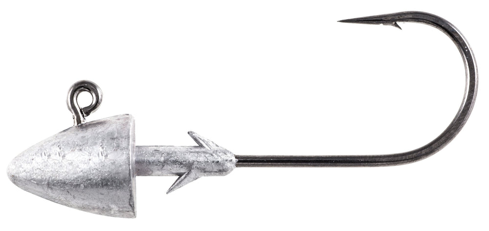 Owner Ultrahead saltwater bullet jig hook, 1-ounce, delivers strong casting and reliable hookups.