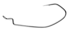 Owner's Downshot Offset Hook in black chrome for horizontal presentation of suspended game fish