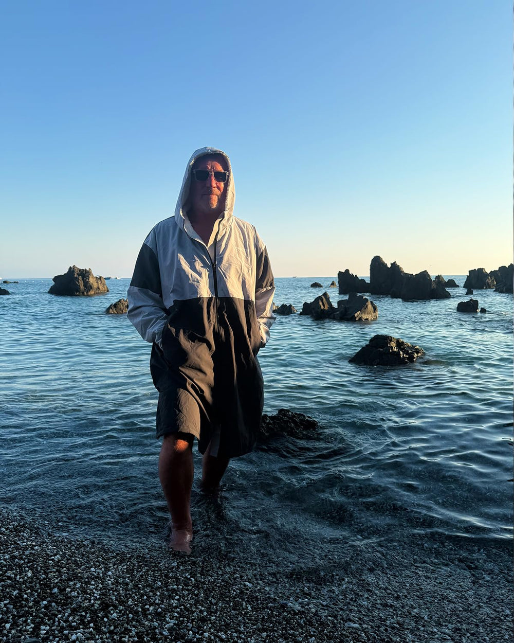 Owntop Swim Parka adult adjustable cuffs seal warmth and adapt to layering